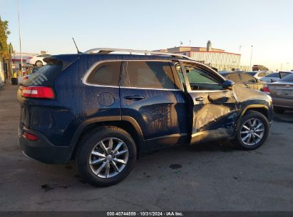 Lot #3035095344 2018 JEEP CHEROKEE LIMITED 4X4