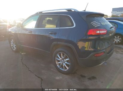 Lot #3035095344 2018 JEEP CHEROKEE LIMITED 4X4