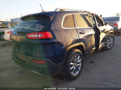 Lot #3035095344 2018 JEEP CHEROKEE LIMITED 4X4