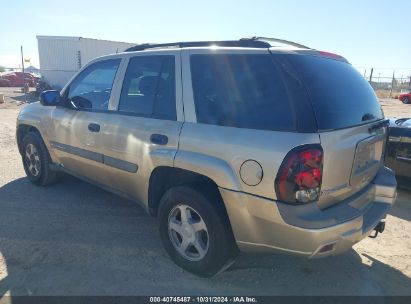 Lot #2990356418 2004 CHEVROLET TRAILBLAZER LS