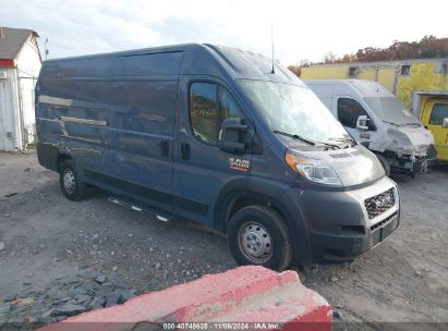 Lot #2995295872 2020 RAM PROMASTER 3500 CARGO VAN HIGH ROOF 159 WB EXT