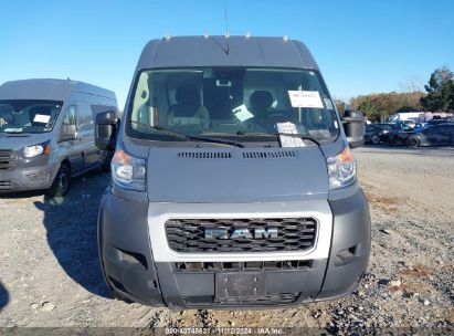 Lot #2992822339 2021 RAM PROMASTER 3500 CARGO VAN HIGH ROOF 159 WB EXT