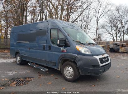 Lot #2995295866 2019 RAM PROMASTER 3500 CARGO VAN HIGH ROOF 159 WB EXT