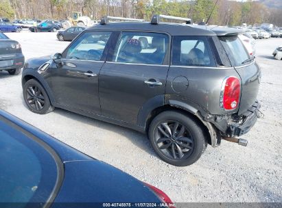 Lot #2995295830 2012 MINI COOPER COUNTRYMAN S