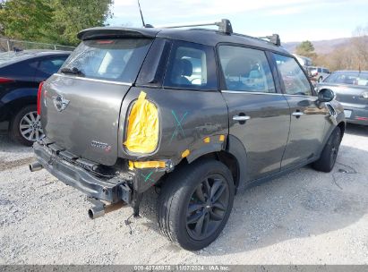 Lot #2995295830 2012 MINI COOPER COUNTRYMAN S