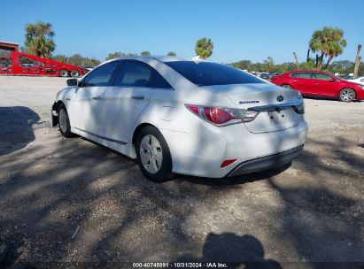 Lot #3037546201 2012 HYUNDAI SONATA HYBRID