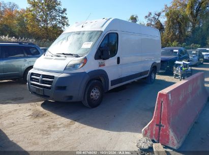 Lot #3020797851 2014 RAM PROMASTER 2500 HIGH ROOF