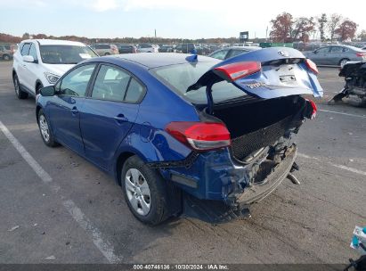 Lot #2992822244 2018 KIA FORTE LX