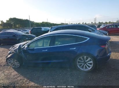 Lot #3035074384 2019 TESLA MODEL 3 LONG RANGE/MID RANGE/STANDARD RANGE/STANDARD RANGE PLUS