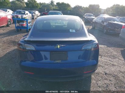 Lot #3035074384 2019 TESLA MODEL 3 LONG RANGE/MID RANGE/STANDARD RANGE/STANDARD RANGE PLUS