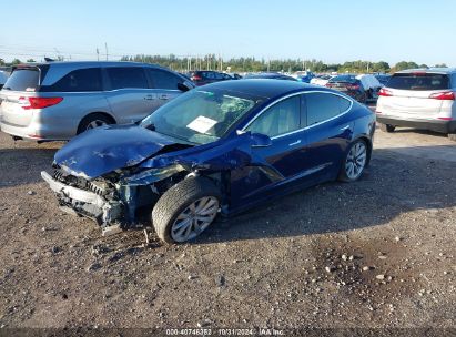 Lot #3035074384 2019 TESLA MODEL 3 LONG RANGE/MID RANGE/STANDARD RANGE/STANDARD RANGE PLUS