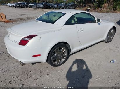 Lot #3037546182 2006 LEXUS SC 430