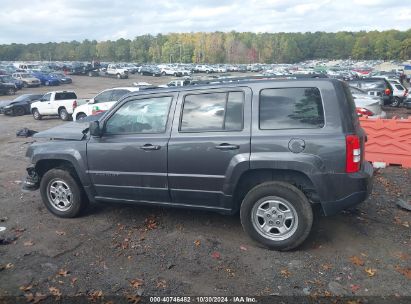 Lot #3035074374 2017 JEEP PATRIOT SPORT FWD