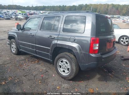 Lot #3035074374 2017 JEEP PATRIOT SPORT FWD