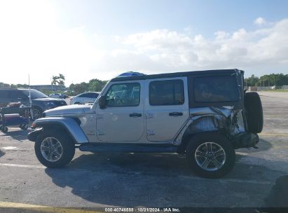 Lot #3035074312 2019 JEEP WRANGLER UNLIMITED SAHARA 4X4