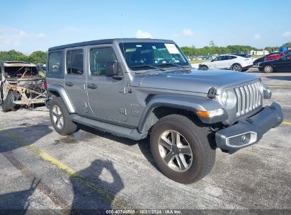 Lot #3035074312 2019 JEEP WRANGLER UNLIMITED SAHARA 4X4