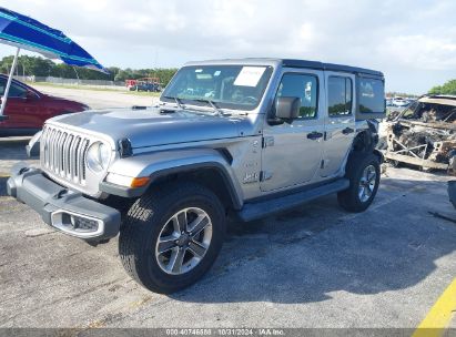 Lot #3035074312 2019 JEEP WRANGLER UNLIMITED SAHARA 4X4