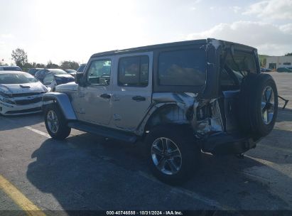 Lot #3035074312 2019 JEEP WRANGLER UNLIMITED SAHARA 4X4