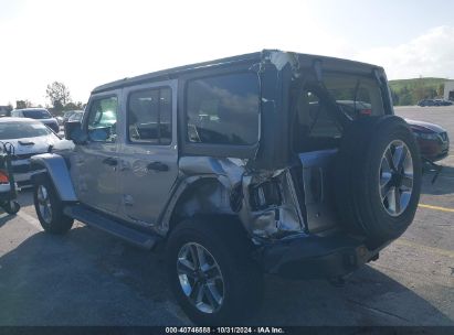 Lot #3035074312 2019 JEEP WRANGLER UNLIMITED SAHARA 4X4