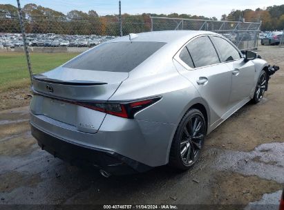 Lot #3050080232 2022 LEXUS IS 350 F SPORT