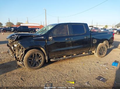 Lot #3035084834 2023 CHEVROLET SILVERADO 1500 4WD  SHORT BED CUSTOM