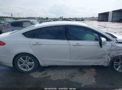 Lot #3056472552 2018 FORD FUSION HYBRID SE