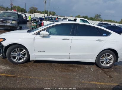 Lot #3056472552 2018 FORD FUSION HYBRID SE