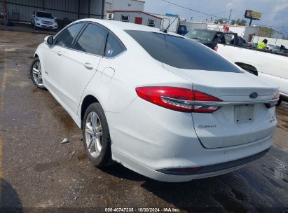 Lot #3056472552 2018 FORD FUSION HYBRID SE