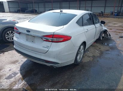 Lot #3056472552 2018 FORD FUSION HYBRID SE