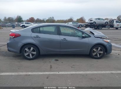 Lot #3034472598 2018 KIA FORTE S