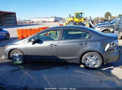 Lot #2997781585 2012 HONDA CIVIC HYBRID