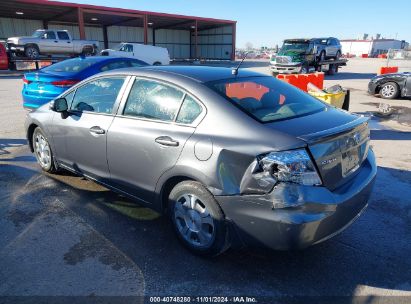 Lot #2997781585 2012 HONDA CIVIC HYBRID