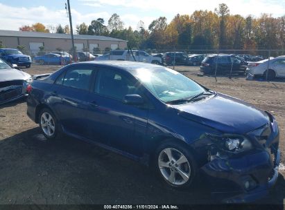 Lot #2992822196 2012 TOYOTA COROLLA S