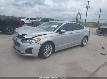 Lot #3037521517 2019 FORD FUSION HYBRID SE