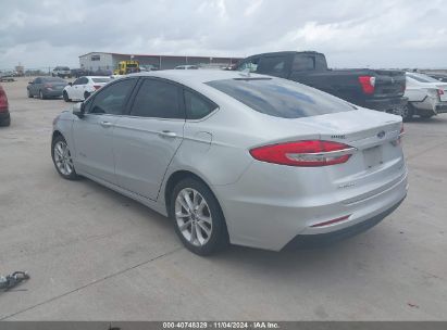 Lot #3037521517 2019 FORD FUSION HYBRID SE