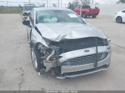 Lot #3037521517 2019 FORD FUSION HYBRID SE