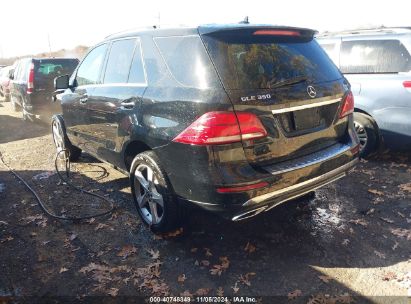 Lot #3005347075 2018 MERCEDES-BENZ GLE 350 4MATIC