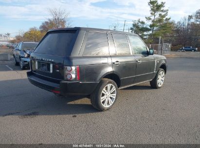 Lot #2992822198 2011 LAND ROVER RANGE ROVER HSE