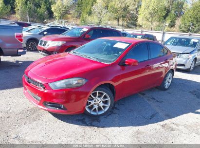 Lot #3035084812 2013 DODGE DART SXT