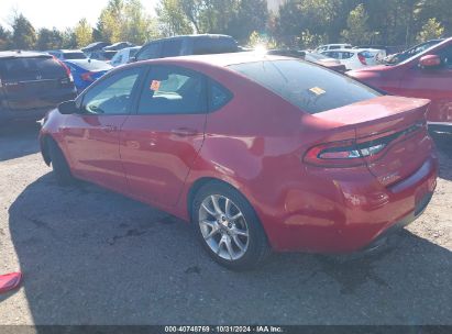 Lot #3035084812 2013 DODGE DART SXT