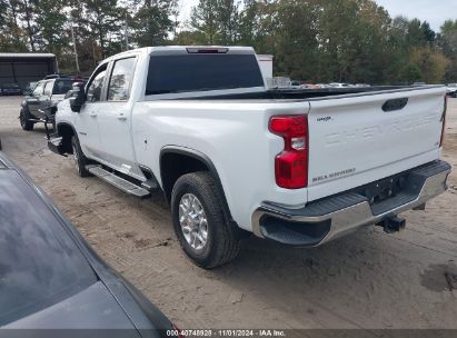 Lot #3051076983 2022 CHEVROLET SILVERADO 2500HD 4WD  STANDARD BED LT