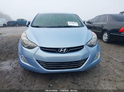 Lot #3035074601 2012 HYUNDAI ELANTRA LIMITED (ULSAN PLANT)