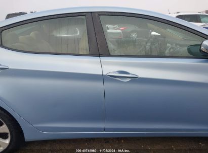 Lot #3035074601 2012 HYUNDAI ELANTRA LIMITED (ULSAN PLANT)