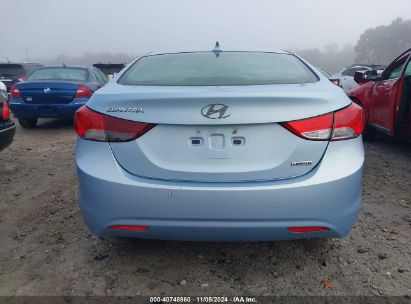 Lot #3035074601 2012 HYUNDAI ELANTRA LIMITED (ULSAN PLANT)