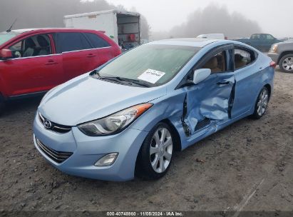 Lot #3035074601 2012 HYUNDAI ELANTRA LIMITED (ULSAN PLANT)