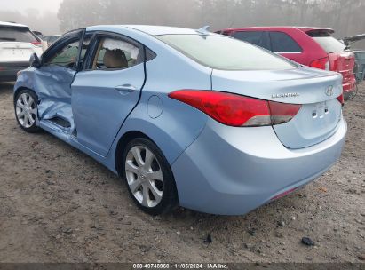 Lot #3035074601 2012 HYUNDAI ELANTRA LIMITED (ULSAN PLANT)