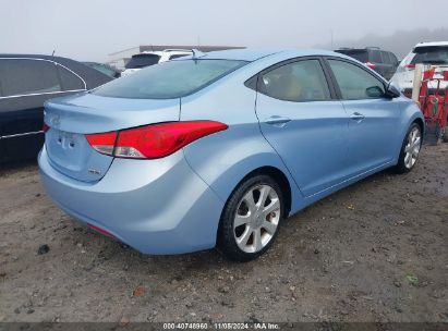 Lot #3035074601 2012 HYUNDAI ELANTRA LIMITED (ULSAN PLANT)