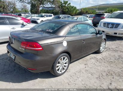 Lot #2995295668 2012 VOLKSWAGEN EOS KOMFORT