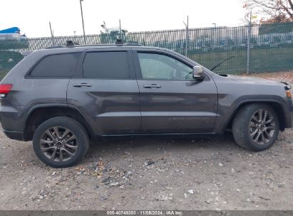 Lot #2992816179 2016 JEEP GRAND CHEROKEE LIMITED 75TH ANNIVERSARY