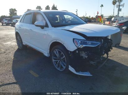 Lot #2992832473 2023 AUDI Q3 PREMIUM 45 TFSI S LINE QUATTRO TIPTRONIC